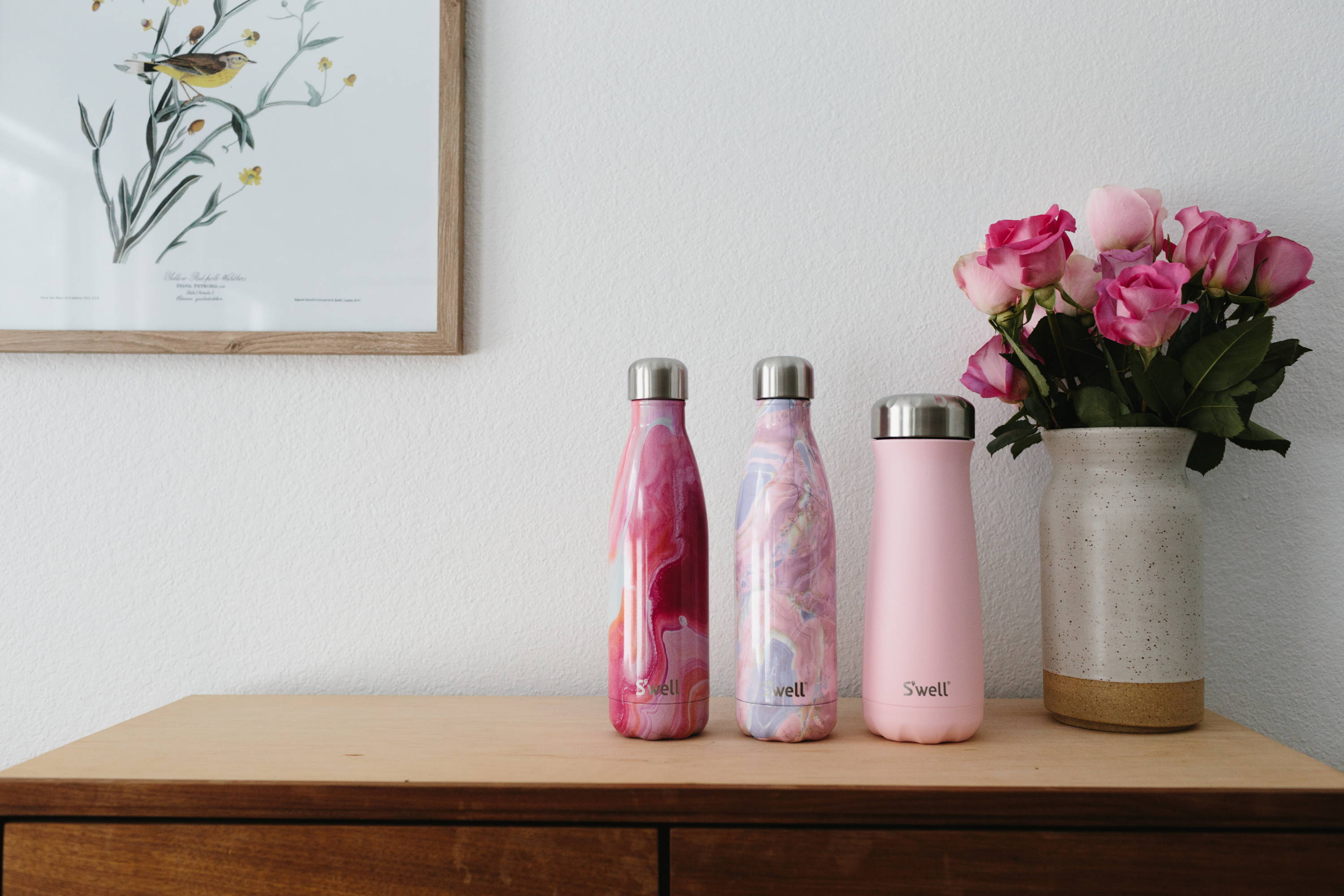 S'well Geode Rose Insulated Wine Bottle & Tumbler Set