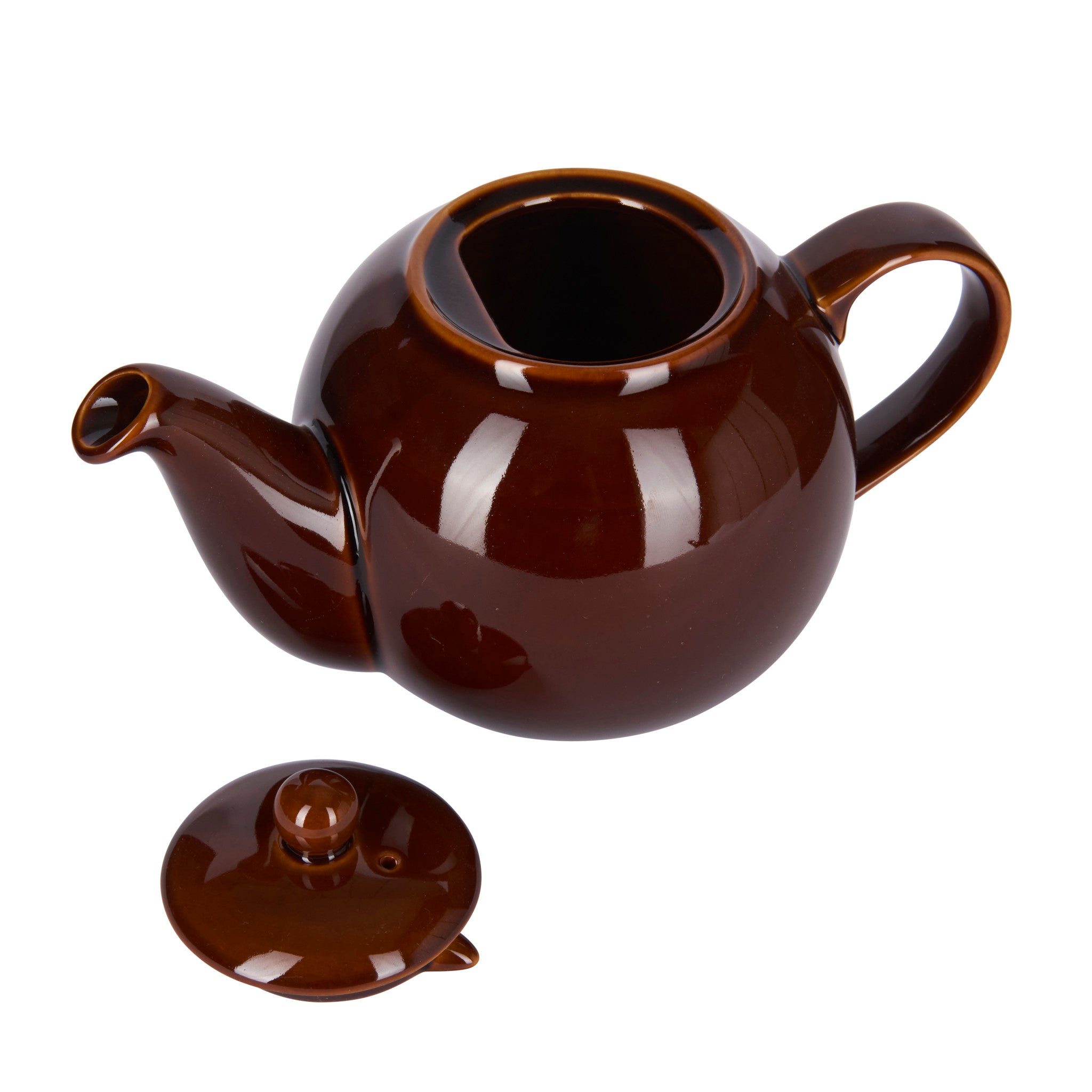 London Pottery Globe 6 Cup Teapot Rockingham Brown – CookServeEnjoy