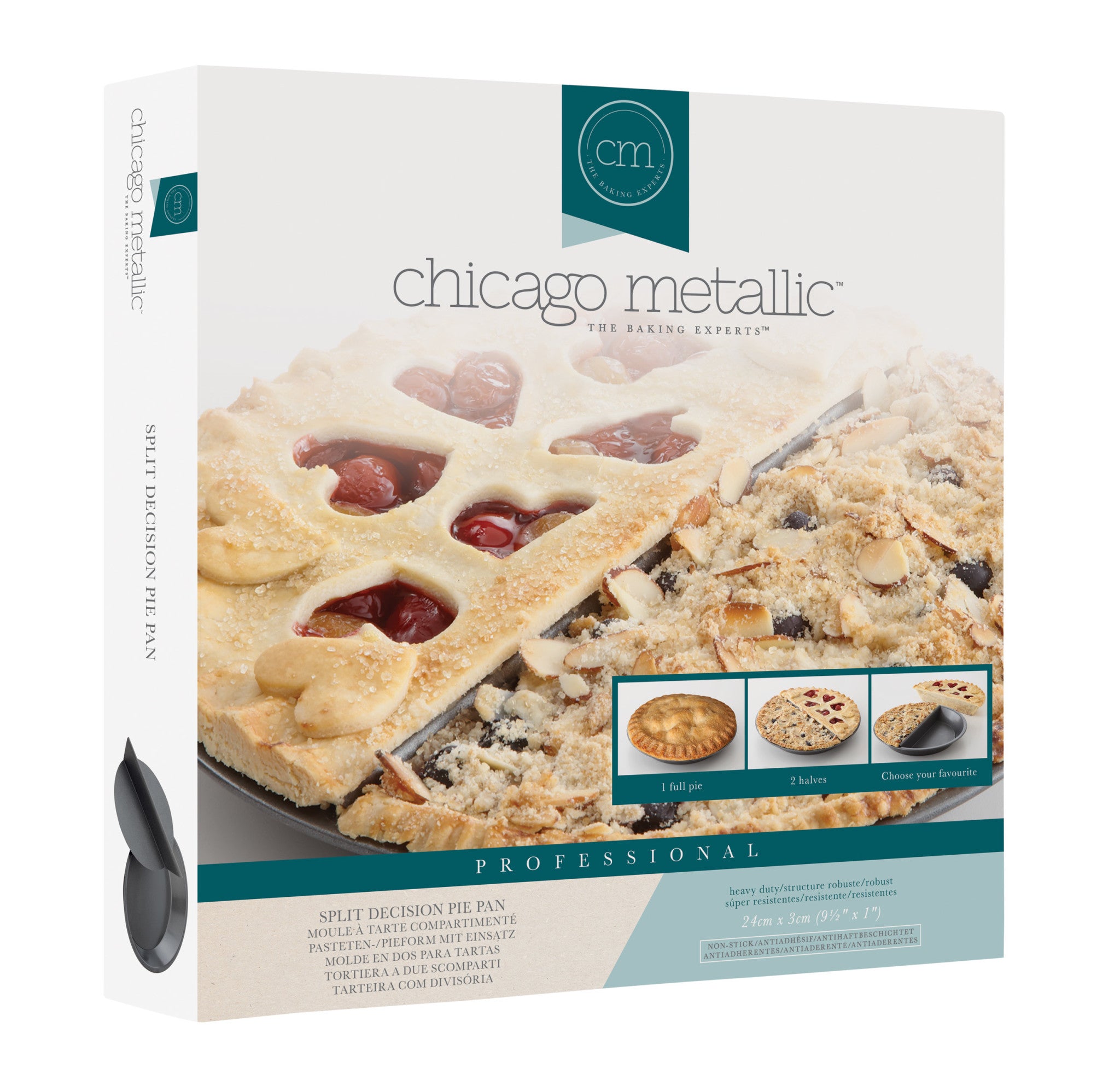 Chicago metallic split 2025 decision pie pan