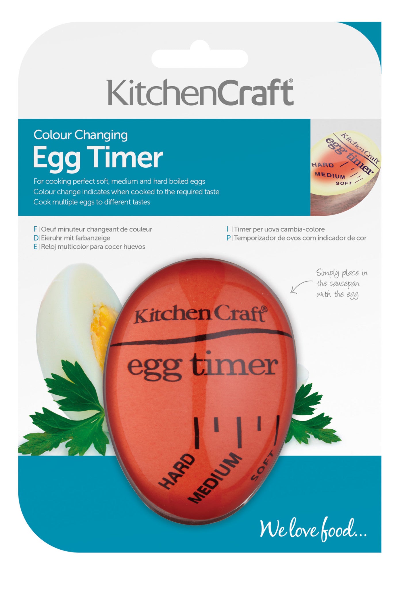 How it works: Kitchen Craft Colour Changing Egg Timer - Yuppiechef Magazine
