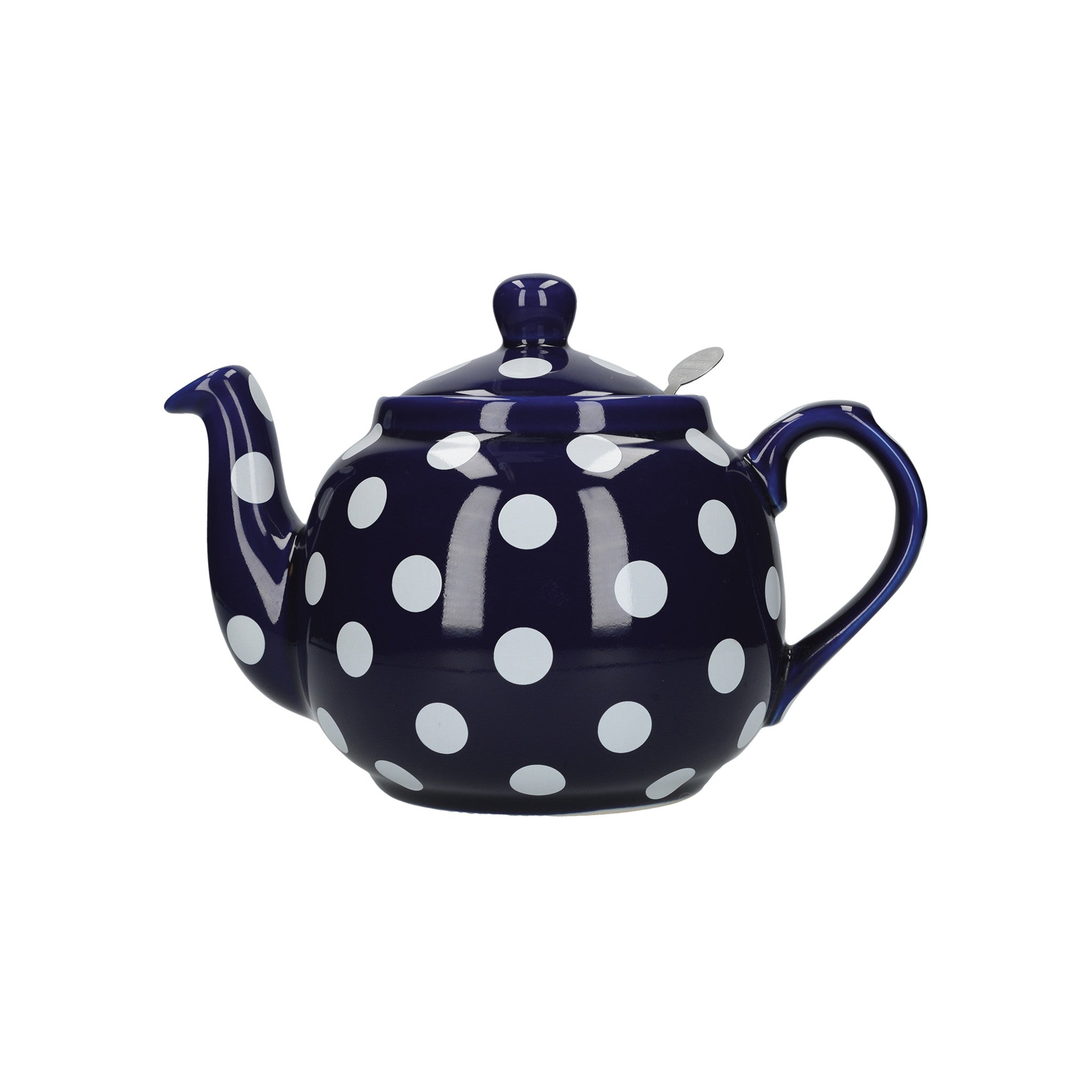 London Pottery Farmhouse 4 Cup Teapot Blue With White Spots – CookServeEnjoy
