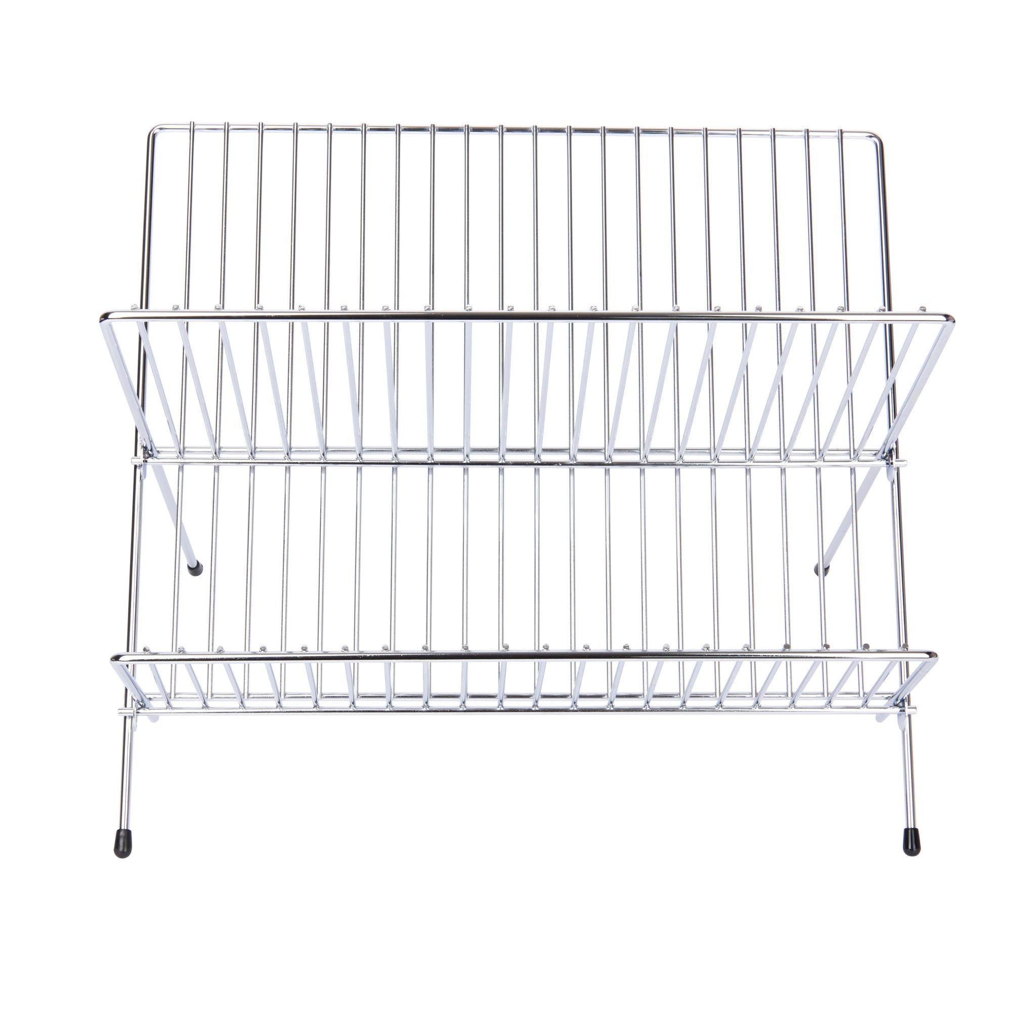 Homebasix Ji-22w-3l Folding Dish Rack, White