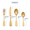 Mikasa Soho Gold Stainless Steel Cutlery Set, 16 Piece image 7