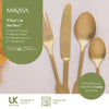 Mikasa Soho Gold Stainless Steel Cutlery Set, 16 Piece image 8