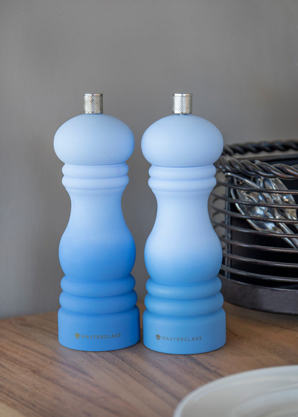 MasterClass Salt or Pepper Mill 17cm Blue Ombre CookServeEnjoy