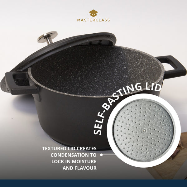 MasterClass Cast Litre CookServeEnjoy 4 – Dish Aluminium Casserole