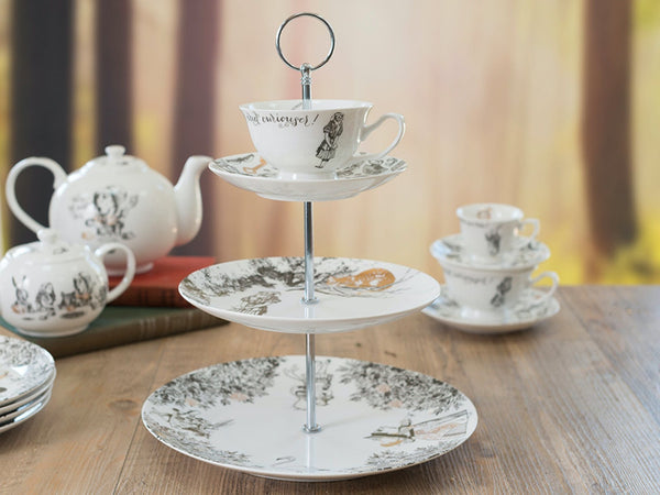 Alice in wonderland cake stand deals