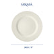 Mikasa Cranborne Stoneware Dinner Plates, Set of 4, 27cm, Cream