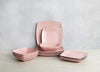 Creative Tops Raven Pink 12 Piece Dinner Set, Square, Ceramic, Service for 4 image 2