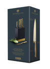 MasterClass 5-Piece Brass-Coloured Stainless Steel Knife Set and Knife Block image 4