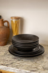 Mikasa Jardin Midnight 4-Piece Stoneware Pasta Bowl Set, 20cm, Black image 11