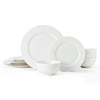 Mikasa Egret 12-Piece China Dinner Set, White image 3