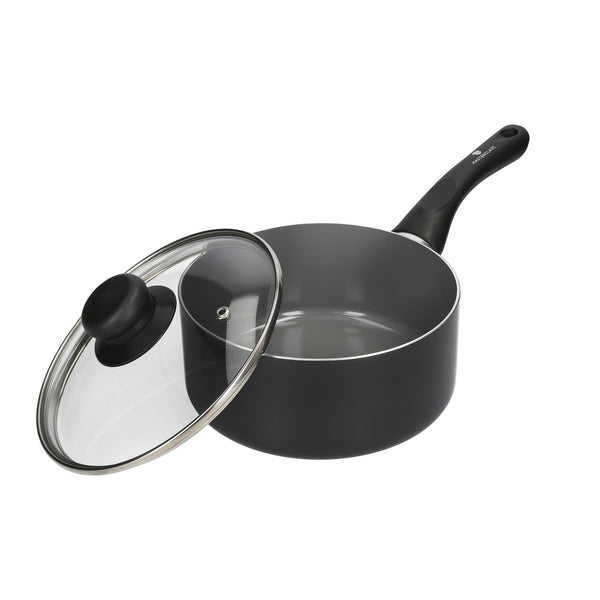 MasterClass Can-to-Pan 18cm Ceramic Non-Stick Saucepan with Lid, Recyc –  CookServeEnjoy