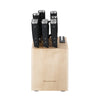 KitchenAid Gourmet 11-Piece Kitchen Knife Set with Block, Sharp High-Carbon Japanese Steel Knives and Birchwood Holder