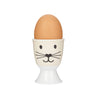 Set of 6 KitchenCraft Porcelain "Cat Face" Egg Cups