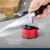 MasterClass Smart Sharp Dual Knife Sharpener, Red
