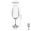 Mikasa Treviso Crystal Red Wine Glasses, Set of 4, 600ml