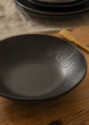 Mikasa Jardin Midnight 4-Piece Stoneware Pasta Bowl Set, 20cm, Black image 5