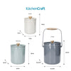 KitchenCraft Storage and Compost Containers - Set of 3 image 8