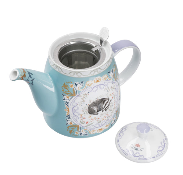 London Pottery Badger Blue Teapot 1 Litre Looseleaf Tea Infuser Teapot –  Joyce & Joan