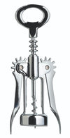 3pc Bar Accessories Set including Large Drinks Cooler, Chrome Wing Corkscrew and 2x Bottle Stoppers image 5