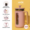 La Cafetière Pisa 8-Cup Cafetière, Pink