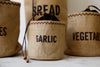 Natural Elements Hessian Garlic Storage Bag