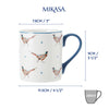 Mikasa Pheasant Straight-Sided Porcelain Mug, 280ml image 8