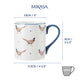 Mikasa Pheasant Straight-Sided Porcelain Mug, 280ml