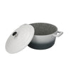 MasterClass Lightweight 4 Litre Casserole Dish with Lid - Ombre Grey