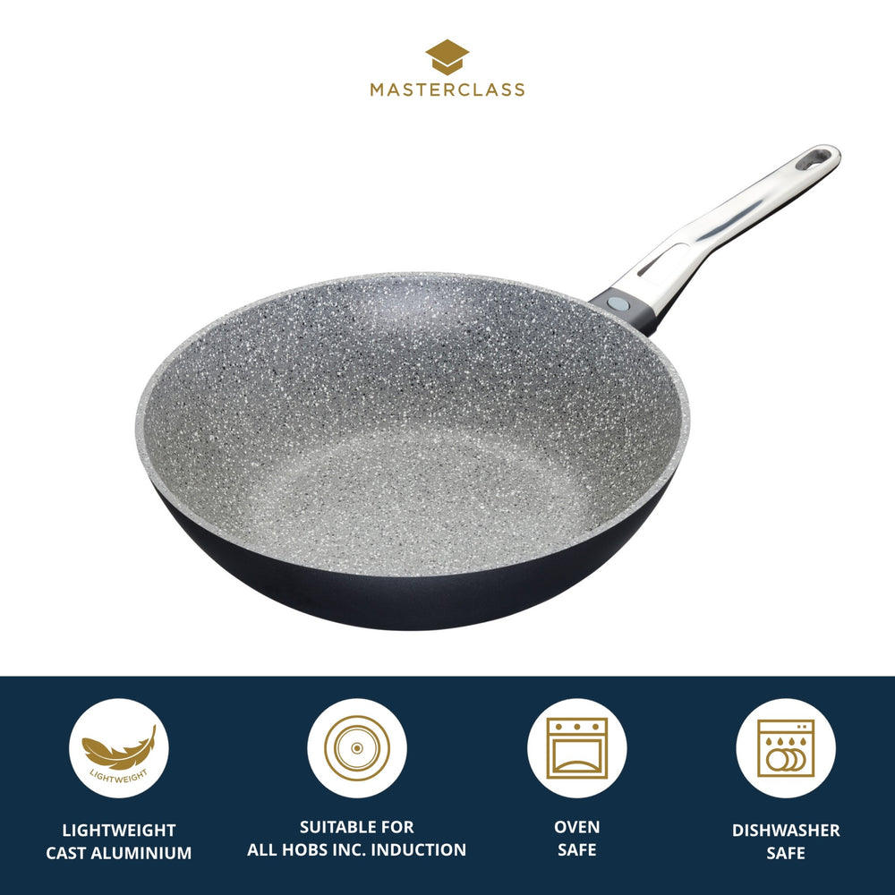 MasterClass Stir Fry Pan / Wok For Induction Hob CookServeEnjoy