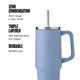 S'well Tumbler XL, 1180ml, Hydrangea Blue