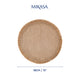 Mikasa Round Hessian Placemats, Set of 4, Natural, 38cm