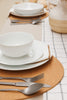 Mikasa Chalk Porcelain Side Plates, Set of 4, 21cm, White