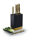 MasterClass 5-Piece Brass-Coloured Stainless Steel Knife Set and Knife Block image 6