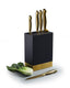 MasterClass 5-Piece Brass-Coloured Stainless Steel Knife Set and Knife Block