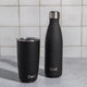 S'well 2pc Travel Cup and Bottle Set with Stainless Steel Water Bottle, 500ml and Drinks Tumbler, 530ml, Onyx