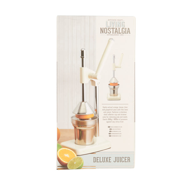 Living Nostalgia Antique Cream Heavy Duty Juicer – CookServeEnjoy