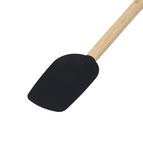 KitchenAid Heat Resistant Bamboo Spoon Spatula with Silicone Head