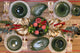 Mikasa Jardin Stoneware Oval Serving Platter, 36cm, Green