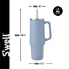 S'well Tumbler XL, 1180ml, Hydrangea Blue image 7