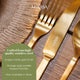 Mikasa Soho Gold Stainless Steel Cutlery Set, 16 Piece