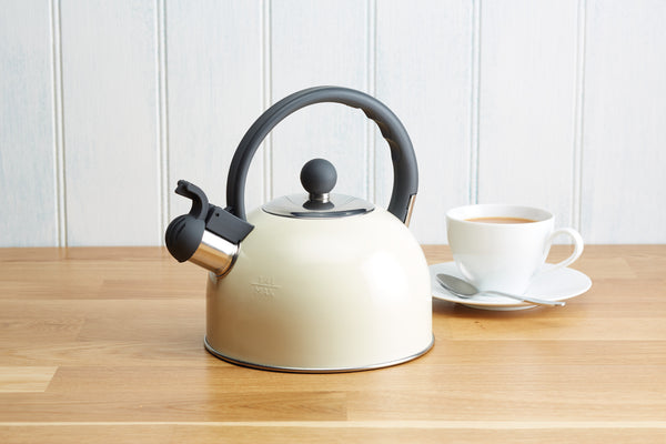 Cream stove hot sale top kettle