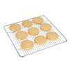 KitchenCraft Chrome Plated Square Cake Cooling Tray, 25cm image 3