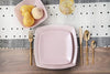 Creative Tops Raven Pink 12 Piece Dinner Set, Square, Ceramic, Service for 4 image 5