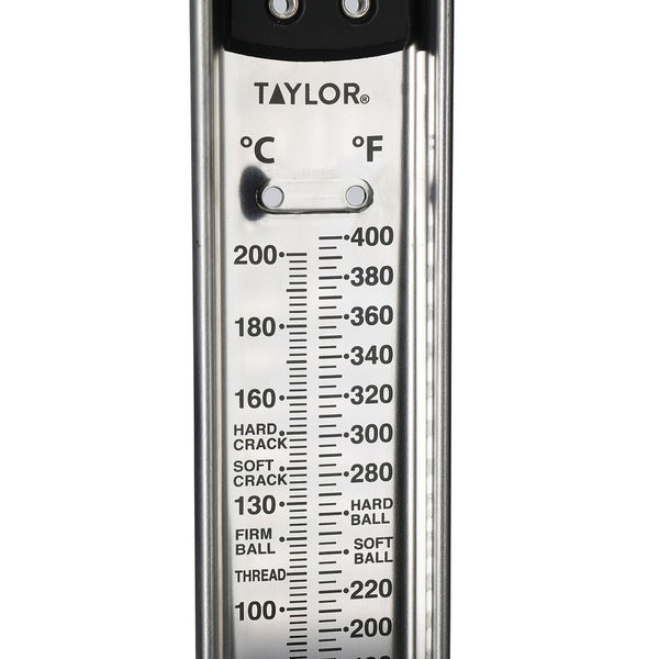 Taylor Sugar Thermometer with Pan Clip, Stainless Steel, 30 x 5cm