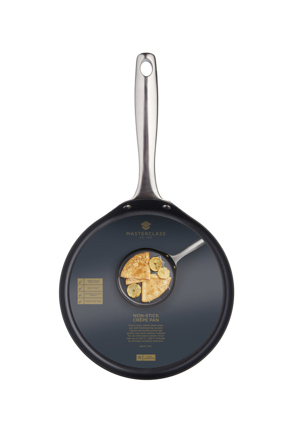 MasterClass Induction Ready 24cm Crepe pan – CookServeEnjoy