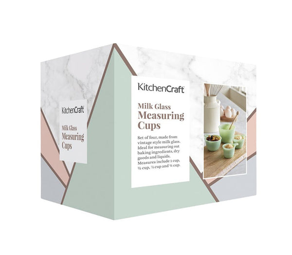 Serenity Milk Glass Measuring Cups