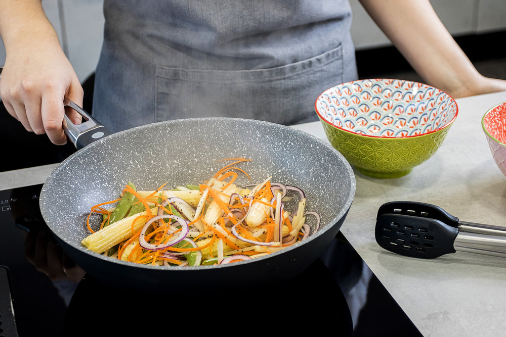 MasterClass Stir Fry Pan / Wok For Induction Hob CookServeEnjoy