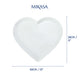 Mikasa Chalk Heart Porcelain Serving Platter, 30cm, White